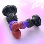 Anal Beads,6.69 Inch Anal Dildo Silicone,Knot Dildo Dragon Dildo With Strong Suction Cup And 3 Beads,Sex Toys For Men, Women,G Spot