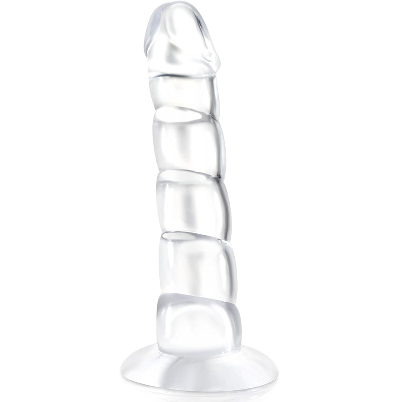 Jelly Dildo Sex Toy For Women G Spot Anal Vaginal, Flexible Realistic Clear Dildos Masturbator Stimulator With Powerful Suction Cup, Lifelike Penis Dildo For Beginners,Men, Couple