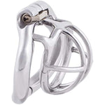 Small Male Chastity Device Stainless Steel Ergonomic Design Male Cock Cage K045 (45Mm/ M Size)