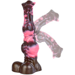 Dragon Dildo 10.2Inch Thick Horse Dildos With Knots, Huge Pink Silicone Monster Dildo Anal Plug Toys For Women And Couples