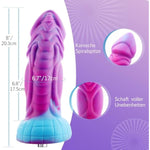 Silicone Dildo With Kliclok System For Premium Sex Machine