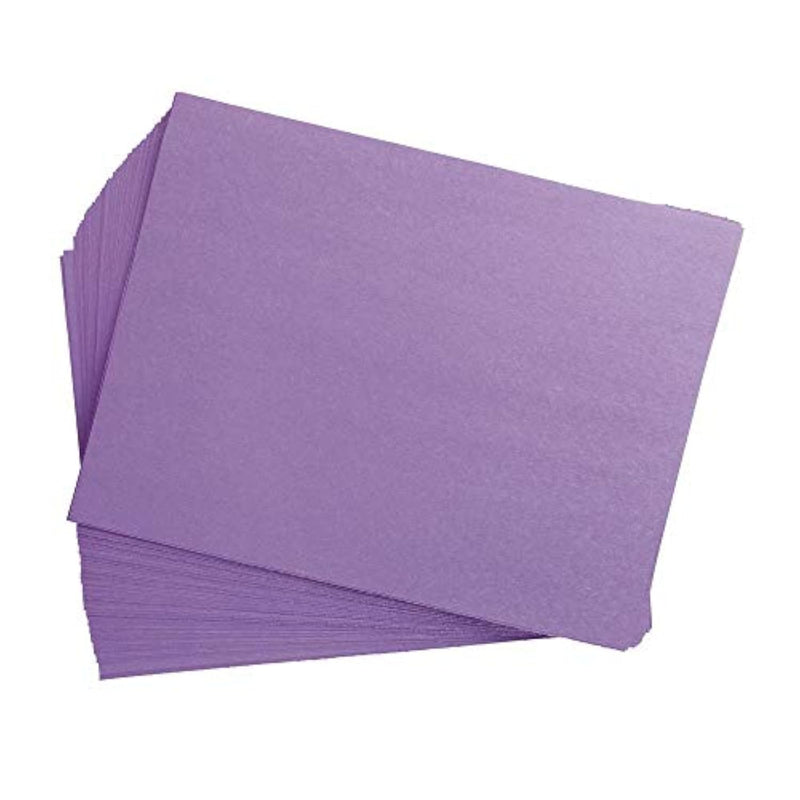 9" x 12" Mediumweight Violet Construction Paper, 50 Sheets, Perfect for Crafting and Art Projects