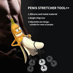 12Oz Metal Penis Stretcher Tool Adjustable Penis Physical Exercise Toys Penis Extender Device For Male