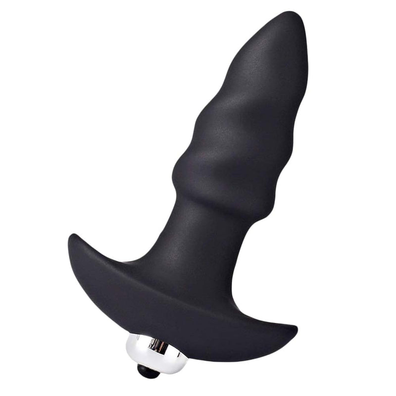 Vibrating Butt Plug - Anal Sex Toy Dildo Soft Liquid Silicone Anal Vibrator Waterproof For Men Women