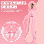 Inverted Negative Flat Chastity Cage Small Male Chastity Device Lock Design Plastic Penis Cage For Men Bdsm Penis Cage Sex Toys For Couples (Wx1)