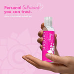 Sassy Water-Based Lube - Thick, Long-Lasting Gel, Natural Lube For Women/Men/Couples, Unscented, 2 Fl Oz