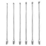6Pcs Metal Stainless Steel Electroshock Pulse Physiotherapy Urethral Plug Insertion Rod Bdsm 7Mm To 12Mm