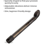 Waterproof Prostate Massager Vibrating Anal Stimulator For Men Powerful Multi Speed Vibes Angled Tip For P Spot Stimulation Beginner Friendly Slim Design Waterproof Adjustable Speed