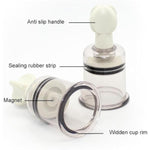 6 Size Vacuum Twist Nipple Cupping Sucker Breast Suckers Clamp Vagina Pump No-Pump Suction Cup Enhancer Suction Cup (7.3Cm(2.88Inch))