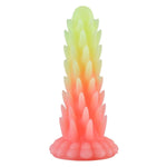 Luminous Spiky Silicone Dildo Adult Sex Toy For For Women, Men, 7.48" Dragon Monster Dildo With Barbs, Powerful Suction Cup, Anal Butt Plug G Spot Prostate Massage, Fantasy Spike - M
