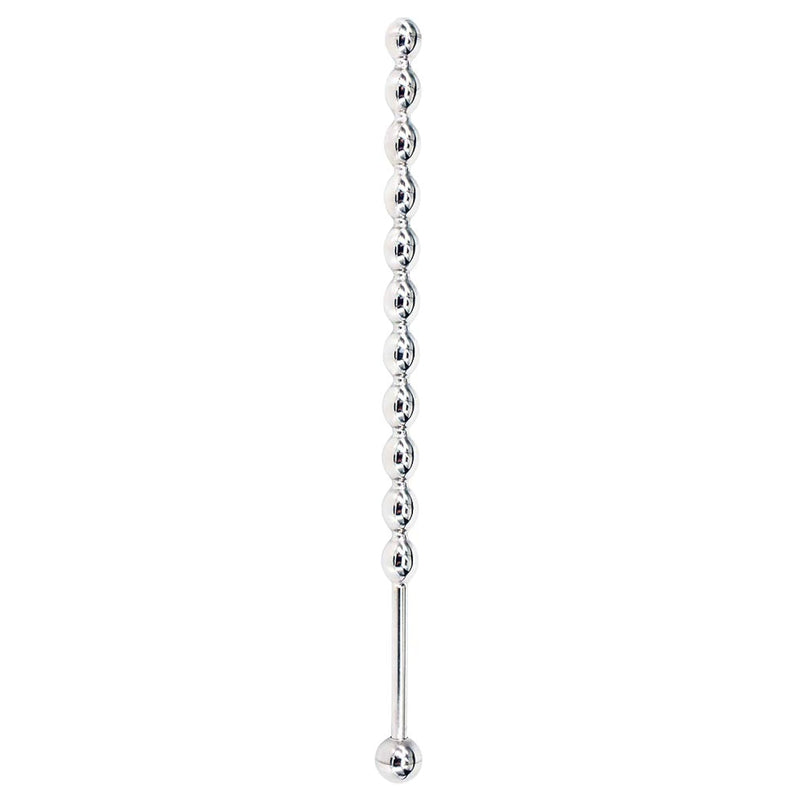 Elite Stainless Steel Beads Urethral Sounds Plug, Large