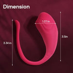 Silicone Vibrator Female Masturbator Remote Control Vibrators With App Long Distance Sex Toys Rechargeable Wearable G Spot Dildo