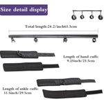 Spreader Bar Bondage Sex Toys Bdsm Sex Furniture Restraints Kit With Handcuffs Ankle Wrist Cuffs For Couples Adults Sm Games Sex Play Detachable