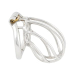 Male Chastity Device Ergonomic Design Stainless Steel Hinged Ring Male Cock Cage Adult Game Sex Toy T2250 50Mm