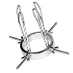 Stainless Steel Adjustable Anal Expander for BDSM Play and Sensual Exploration