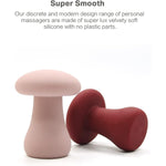 Women's Mushroom Hippie Vibrator Sex Toy Ciltoral Stimulation Rose Rabbit Dildo - Rechargeable, Wireless ( Light Pink ) )