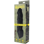 Mega Sheath - Dual Density Silicone Cock Sleeve W/Ball Stretcher To Enlarge & Thicken - Dildo Penis Pump To Prolong - Adult Male Sex Toys For Men Couple - Jet Black