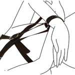 Bdsm Sex Bondage Restraints Set, 3 In 1 Thigh Restraints Chest Sex Harness Belt Rear Sexy Handcuffs, Adjustable Bondage Gear & Accessories, Open Legs Bed Restraints Juguetes Sexuales For Adult Couples