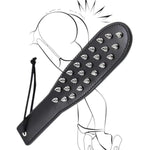 Spanking Paddle For Sex Leather Sm Tool With Safe Rivet Sex Paddle For Extra Sensation Flirt Paddle Sex Restraint Bondage Adult Sex Paddle With Unique Design For Couple/Women Bdsm