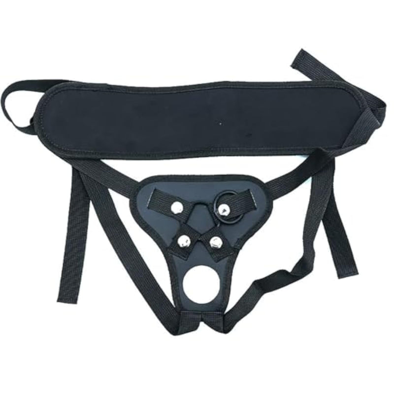Adjustable Strap-On Dildo Harness for Men with Large Waist Circumference, Compatible with Most Toys up to 55 Inches