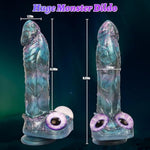 Big Monster Dildo Anal Dildo, 9.2" Thrusting Vibrator Dragon Fantasy Dildo G Spot Stimulation Sex Toys With 3 Thrusting & 9 Vibration, Realistic Dildos Remote Control Adult Toy For Women