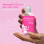 Sassy Water-Based Lube - Thick, Long-Lasting Gel, Natural Lube For Women/Men/Couples, Unscented, 8.5 Fl Oz