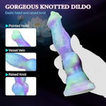 Small Dog Dildo For Beginner, 7Inch Realistic Thin Monster Dildos With Knot And Suction Cup, Fantasy Silicone Fake Penis Adult Anal Sex Toy For Women G Spot And Men Gay Strap On Play