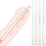 8 Pcs/Set Glass Urethral Sounds Sex Toys For Men - Male Masturbator Crystal Smooth Urinary Plugs Dilator Adult Products For Penis Urethra Stimulation Rod