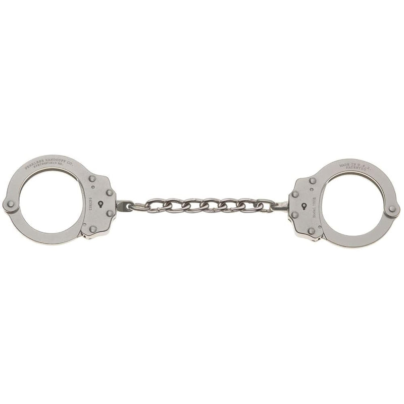 Company Chain Link Handcuff (6-Inchs Between Cuffs), Nickel Finish