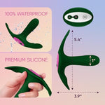 Ossia Wearable Bullet Vibrator For Women - Discreet Panty Vibrator Sex Toy For Adults, Slim & Flexible Base, 10 Vibration Modes & Boost Mode, Waterproof, Remote-Controlled Travel Adult Toys (Pink)