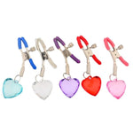 Adult Products Sex Toys Sm Props Accessories Metal Adjustable Clips For Women Cute Sexy Nipple Clamps Nipple Ring With Heart-Shaped Crystal Pendants