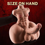 Male Sex Doll For Women With Thrusting Dildo, Gay Sex Doll Torso Dildo For Men With Big Penis Ass And Tight Anus, Unisex Realistic Sex Dolls Muscle Male Masturbator Stroker Adult Toy For Couple