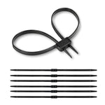 6 Pcs Hand Cuffs, Heavy Duty Zip Tie Handcuffs Law Enforcement, Restraint Disposable Nylon Double Cable Cuffs, Firm, Unable To Break Free, Unhurt, Suitable For Bedroom, Police Gear, Tools, 27.5" Long