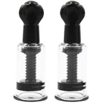 Adjustable Nipple Clamps Breast Clip And Body Ring Body Clamps Nipple Suckers Non-Piercing Chain Stainless Steel For Women Faux Body Jewelry (Black)