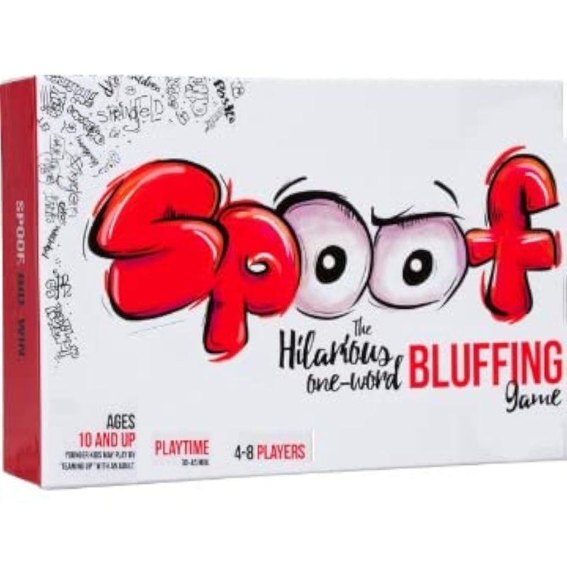 Spoof Family Party Bluffing Board Game - Funny And Great For Groups Ages 8 And Up - 3-8 Players
