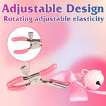 BDSM Adjustable Nipple and Clit Clamps for Couples - Adult Toys for Women's Sexual Pleasure
