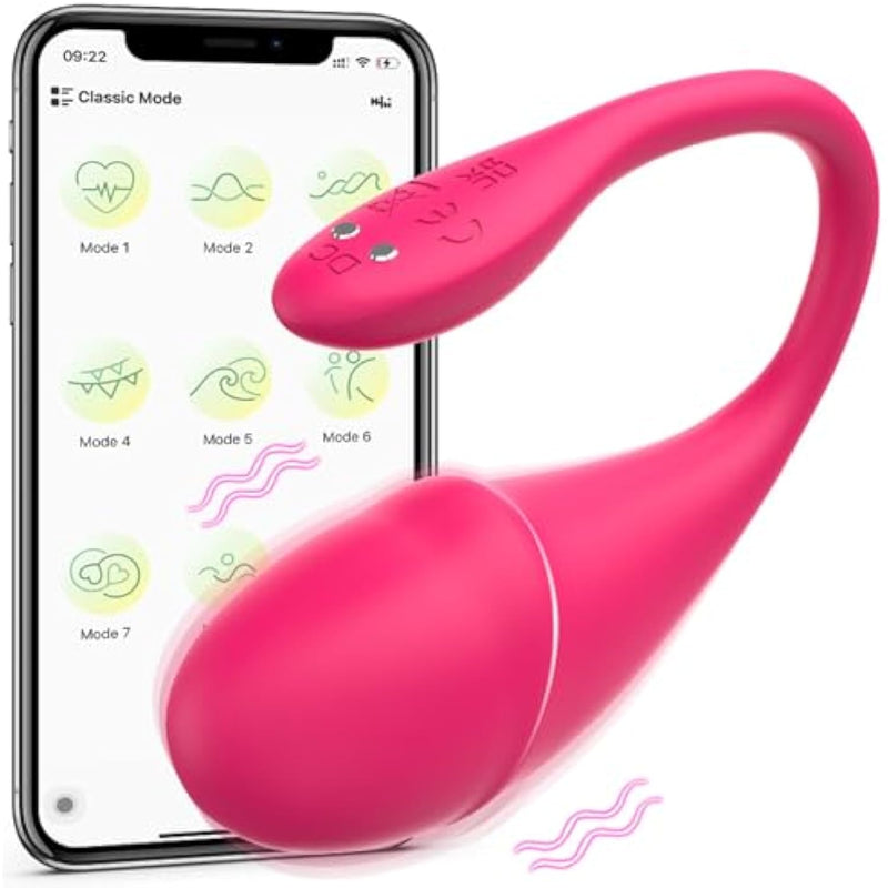 Female Wearable Vibrator, App Remote Control Adult Sex Toys, Long Distance Remote Control G Spot Stimulator Panty Sex Toy Egg Dildo With 9 Vibration Modes For Women, Couples Adult Sex Toys & Games