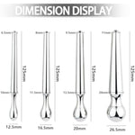 Metal Stainless Steel Urethral Dilators Sex Adults Toy Training Set Catheter Sounds Penis Plug For Men Urethral Stimulation Masturbation Teardrop Shape?Xl?