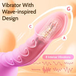 Vibrator Dildo Adult Sex Toys, 8 Vibration Silicone Suction Cup Realistic Adult Toys, G Spot Vibrators Nipple Clitoral Stimulator Fantasy Anal Dildo Couple Sex Toys For Women Men Games Pleasure