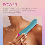 Rora 360° Rotating Bullet Vibrator For Women - Adult Sex Toy With 3 Speeds, 5 Patterns & Boost Mode - Silky Smooth, 100% Waterproof & Travel-Friendly - Premium Sex Toys For Women (Turquoise)