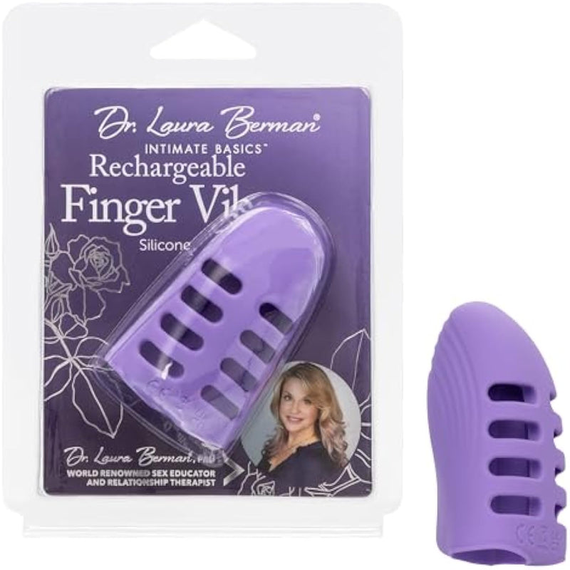 Dr. Laura Berman Rechargeable Finger Vibe Made With Waterproof Silicone Purple - Se-9730-20-2