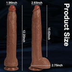 Realistic Long Dildo With Realistic Glans & Penile Texture,Giant Penis With Strong Suction Cup For Deepest Sex,Penis Thick Large Dildo Sex Toy For Women Men Gay