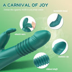 Thrusting Vibrator Rabbit Sex Toy - Vibrators Thrusting Dildo Female Adult Toys, Vibrater Dildos With G Spot & Clitoral Stimulator, Sexual Pleasure Tools For Women, Vibradores Consoladores