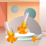 Realistic Dildo With Strong Suction Cups Vaginal Masturbation Sex Toys Massage G Spot And Clitoris Adult Anal Sex Toys For Women (S,Blue)