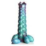 Galactic Breeder Ovipositor Silicone Dildo For Beginners, Men, Women, & Couples. Fantasy Ovipositor Dildo, Suction Cup Base. Harness Compatible & Premium Silicone. 5 Pieces, Red & Teal.