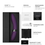Elise 2, G Spot Vibrator For Her, Sex Toy For Female, Waterproof Vibrator For Women With Dual Motor Toy For Stronger Stimulation, Plum