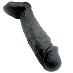 Huge Realistic Black Dildos for Hands-Free Play, 16.5 Inch Length and 3.15 Inch Diameter, Strong Suction Cup Base for Wild Sex Experience