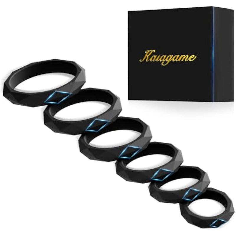 Sex Toys Penis Ring Silicone Cock Rings For Men Erection Sex, 6 Sizes Cockring Erectile Dysfunction Rings Cock Sexual Stimulation Device Couples Sex Toys Stretchy Cock And Ball Ring Anillos Para Pene