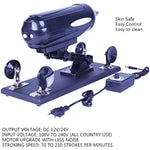 Sex Machine Thrusting Automatic,3 Xlr Connector Multispeed Adjustable With 8 Attachments Fuck Machine Toy For Women And Men Masturbation