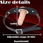 Penis Gag Silicone Dildo Open Mouth Gag Bondage Gags & Muzzles Sex Play, Bondage Gear & Accessories Ballgag Ring Gag Ball Gags For Mouth Sex Strap On Fetish Sex Games Gag Balls For Self Bondage